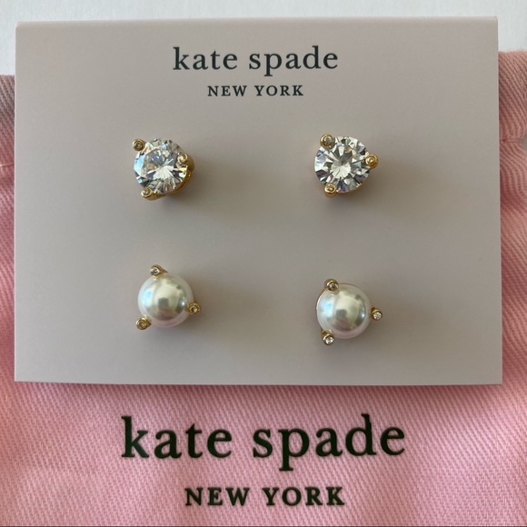 Kate Spade New York “Rise and Shine” 2-Pair Earring set